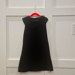 Girls GAP black velvet dress 5/6
